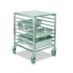 Chariot pour plaque et plateau GN 2/1 ROCAM 039002/1C08IN