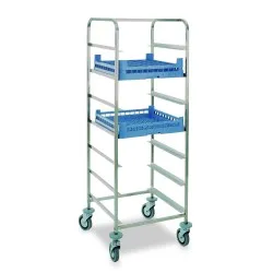 Chariot pour panier de lave-vaisselle avec étagère à assiettes ROCAM 03900VEGA50IN
