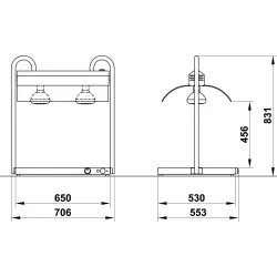 Lampe pour zone de service ROCAM 03600VUL2/1