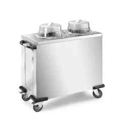 Chariot pour le stockage, le transport et le réchauffage des assiettes ROCAM 03800SOLL/PN-sea