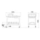 Chariot de service ROCAM 005LEARI/VINI