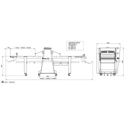 Laminoir à pâte ROLLMATIC R65AXP/20