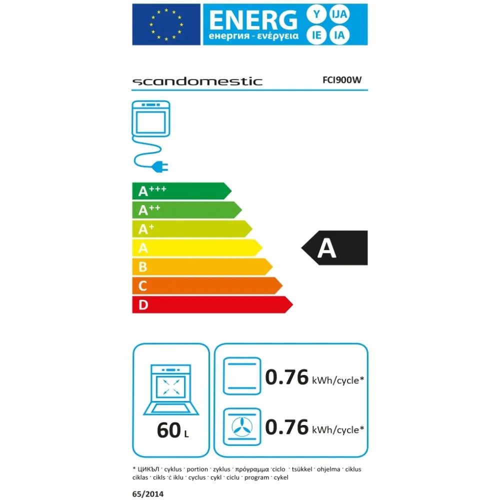 Plaque à induction Scandomestic HOME 24075010000FCI900W