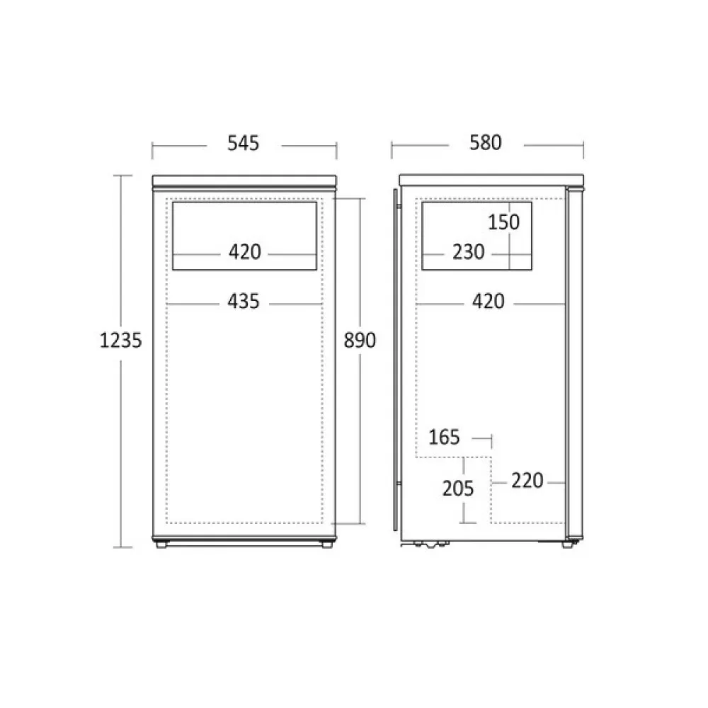Réfrigérateur combiné Scandomestic HOME 61033710000SKB190W