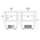 Vitrine cylindrique pour canettes SCANDOMESTIC 60320087BE10000