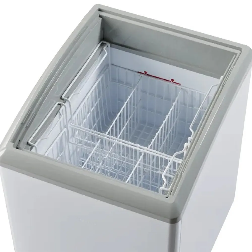 Congélateur coffre vitrine SCANDOMESTIC 23424310000IC155D