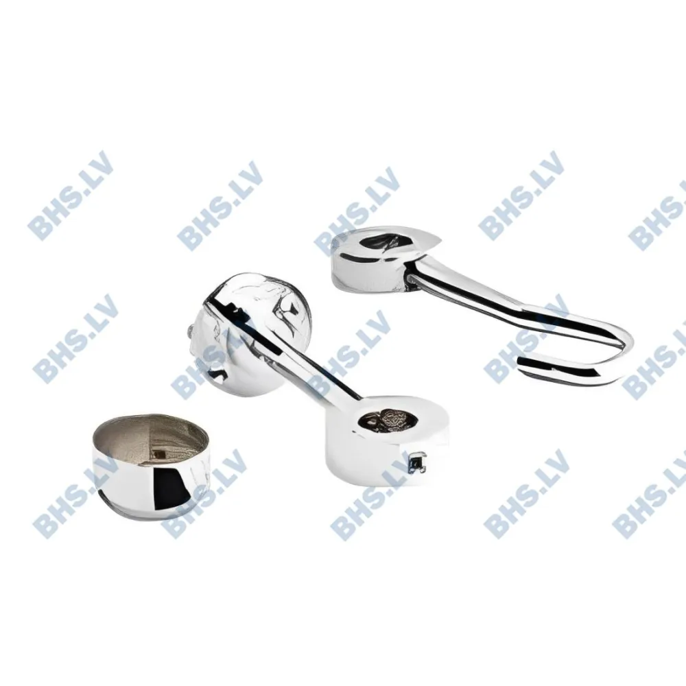 Kit de fixation murale en laiton chromé MONOLITH 00501000002