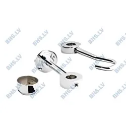 Kit de fixation murale en laiton chromé MONOLITH 00501000002