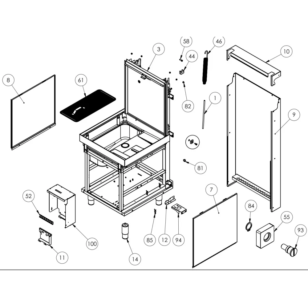 Plan éclaté Stalgast C000002