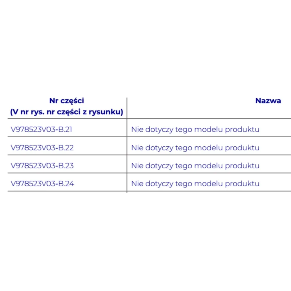 Plan éclaté Stalgast C000005