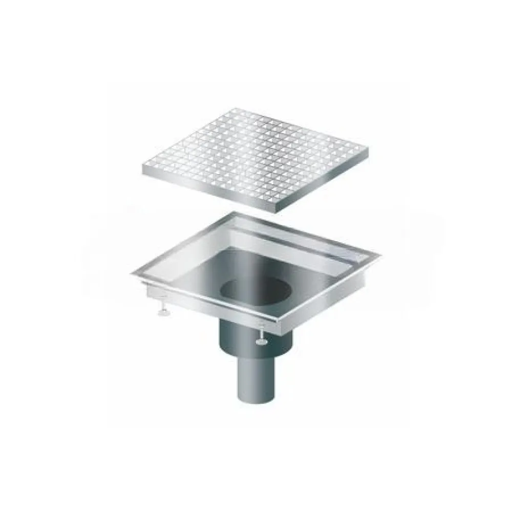 Siphon de sol en une partie BHS-G BHS-AB0600-030BK