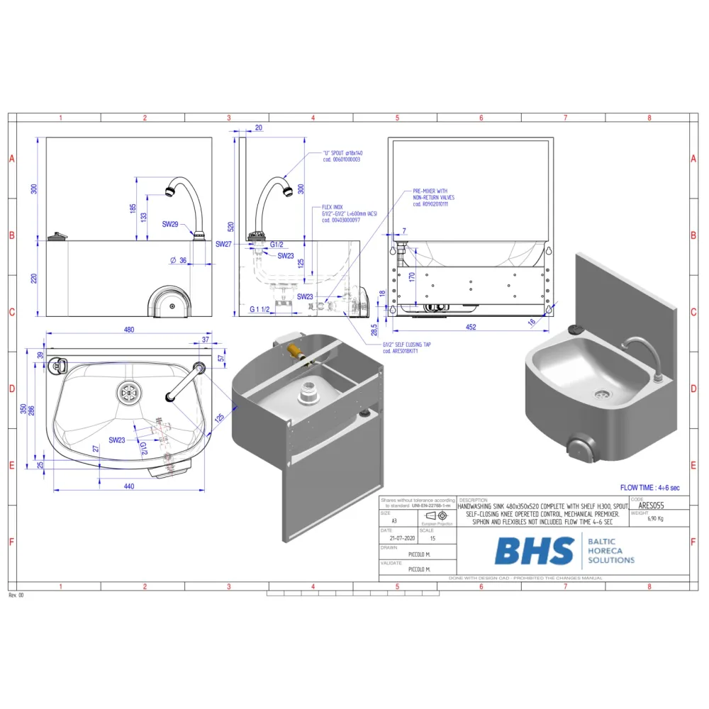 Mitigeur automatique MONOLITH ARES055