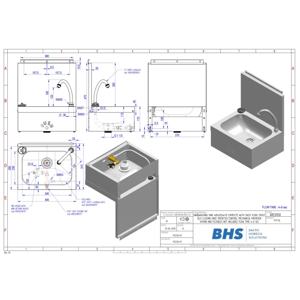 Mitigeur automatique MONOLITH ARES058