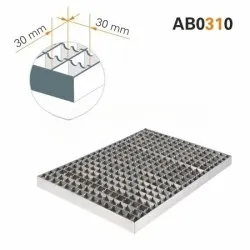 Grille antidérapante, maille 30×30 BHS-G BHS-AB0310-030AK