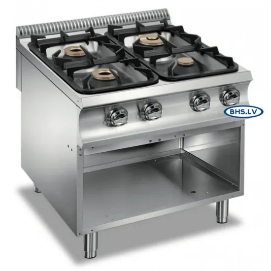 Cuisinière à gaz avec support ou armoire neutre S