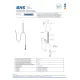 Mitigeur de douchette pour cuisine MONOLITH P08A3010101