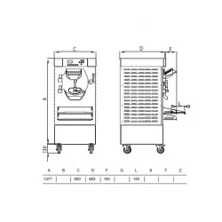 Machine à glace STAFF Ice system 1959 HBE400