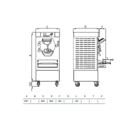 Machine à glace STAFF Ice system 1959 HSE600
