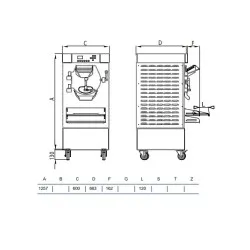 Machine à glace STAFF Ice system 1959 HSX300