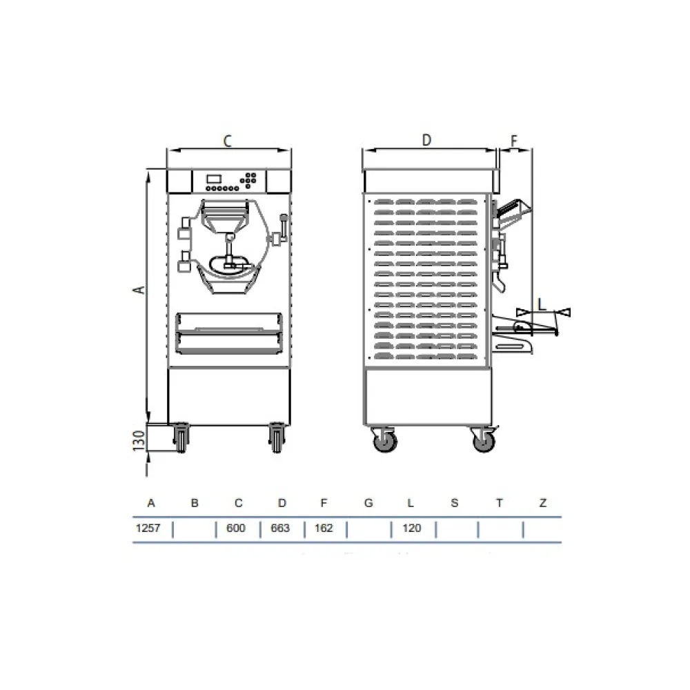 Machine à glace STAFF Ice system 1959 HSX800