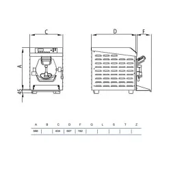 Machine à glace STAFF Ice system 1959 HTX200