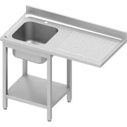 Table en acier inoxydable avec évier Stalgast 980956120