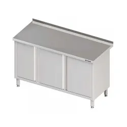 Table métallique avec portes battantes Stalgast 980546120