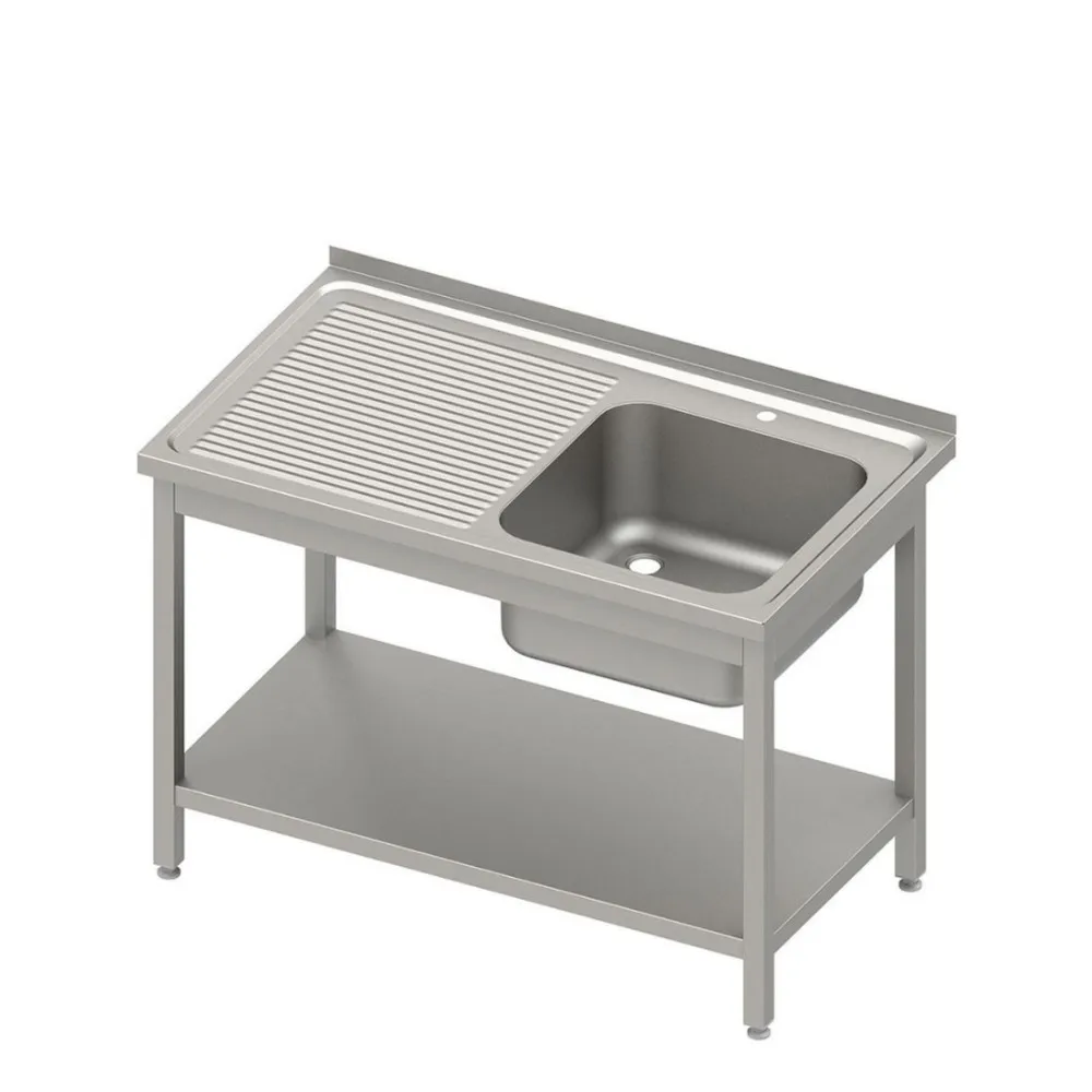 Table avec évier et étagère Stalgast 983146080