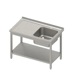 Table avec évier et étagère Stalgast 983146080