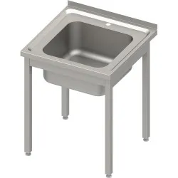 Table avec évier sans étagère Stalgast 983806060