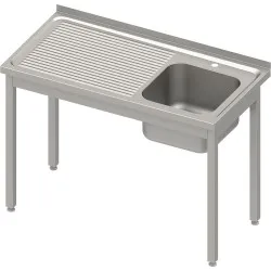 Table avec évier sans étagère Stalgast 983816080