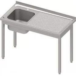Table avec évier sans étagère Stalgast 983816120