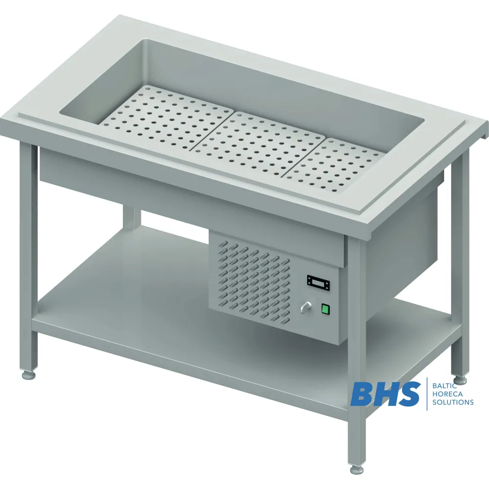 Comptoir avec bac réfrigéré Stalgast BHS108121