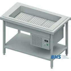 Comptoir avec bac réfrigéré Stalgast BHS108121