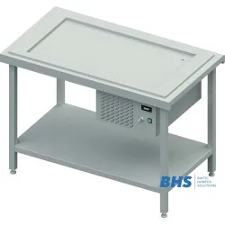 Comptoir avec surface réfrigérée Stalgast BHS111121
