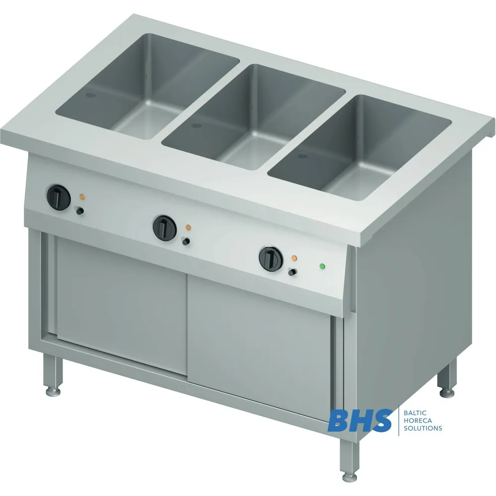 Bain-marie chaud avec armoire neutre Stalgast ST222111