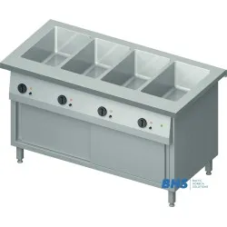 Bain-marie chaud avec armoire neutre Stalgast ST223151