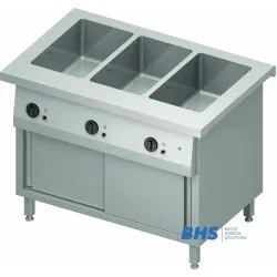 Bain-marie chaud avec armoire chauffante Stalgast BHS228111