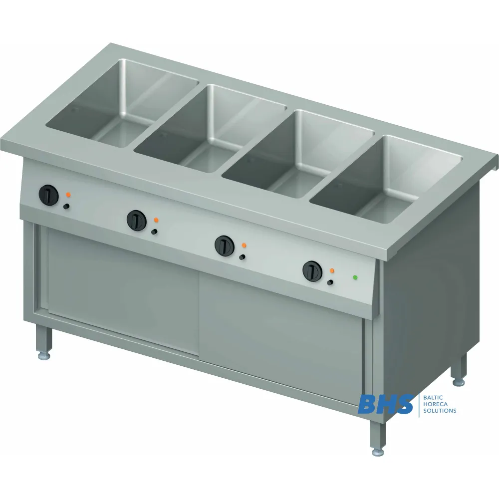 Bain-marie chaud avec armoire chauffante Stalgast BHS229151
