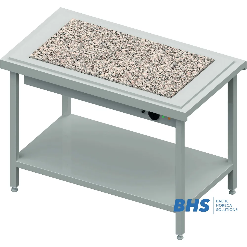 Comptoir avec surface en granit chaud Stalgast BHS116121