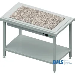 Comptoir avec surface en granit chaud Stalgast BHS116121