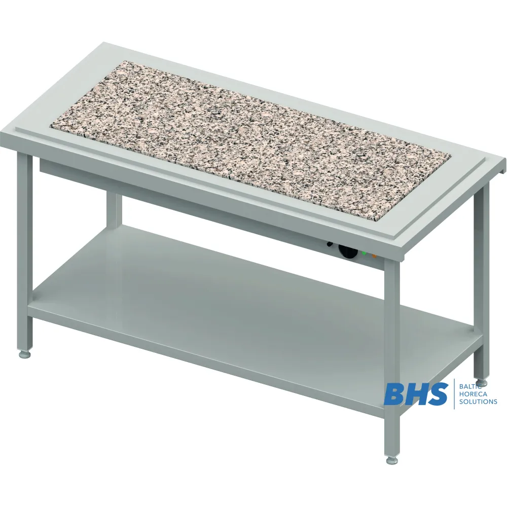 Comptoir avec surface en granit chaud Stalgast BHS117151