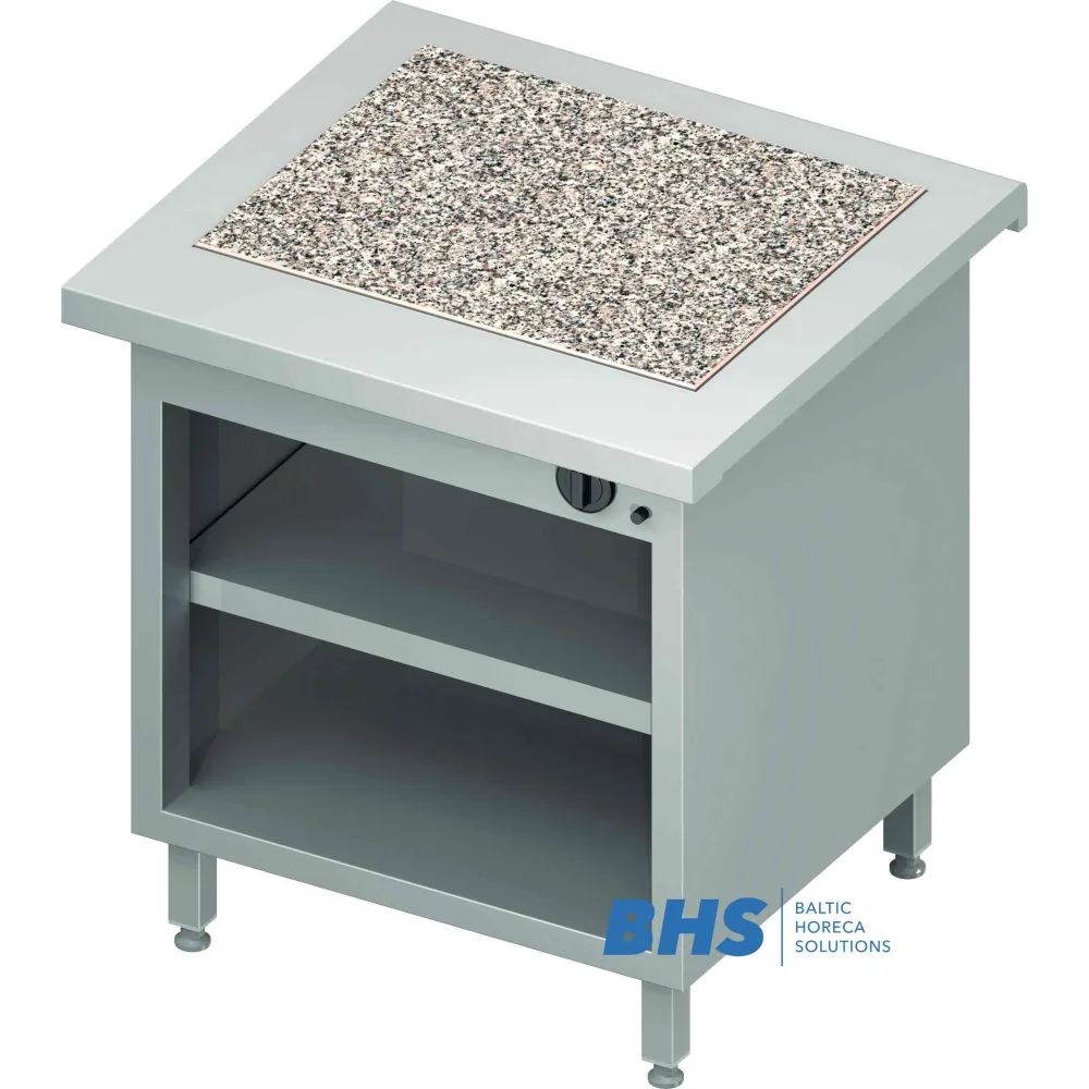Armoire chaude ou neutre avec dessus en granit chauffant Stalgast BHS232111