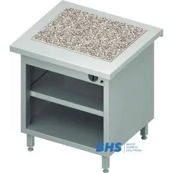 Armoire chaude ou neutre avec dessus en granit chauffant Stalgast BHS232081