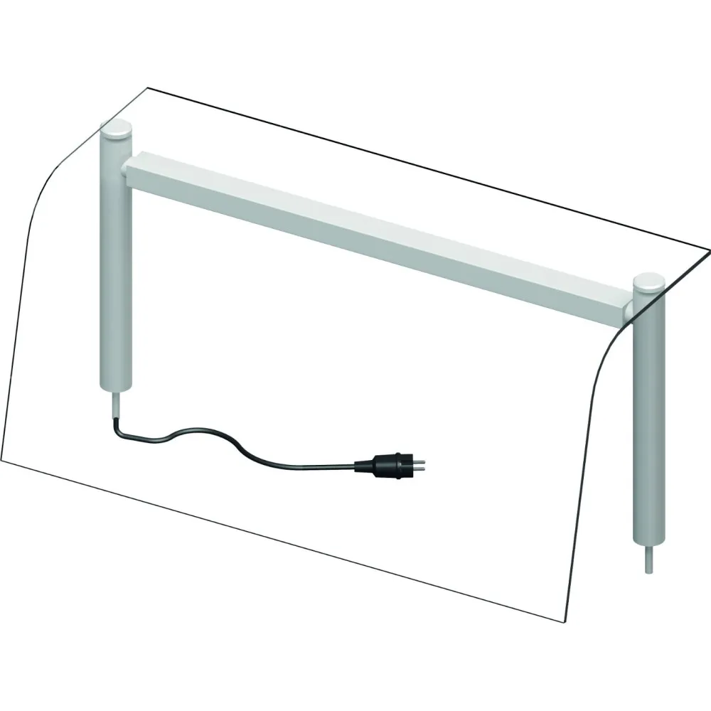 Vitre de protection avec éclairage Stalgast ST270081