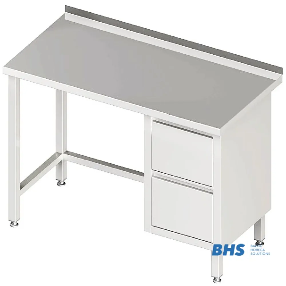 Table de travail avec tiroirs sans étagère Stalgast 980256080