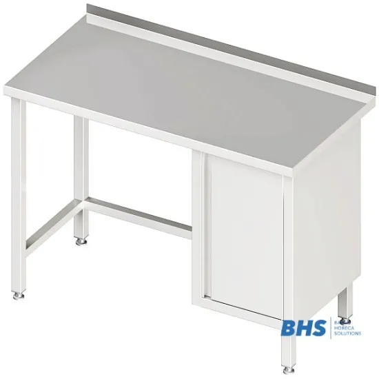 Table avec une porte battante sans étagère