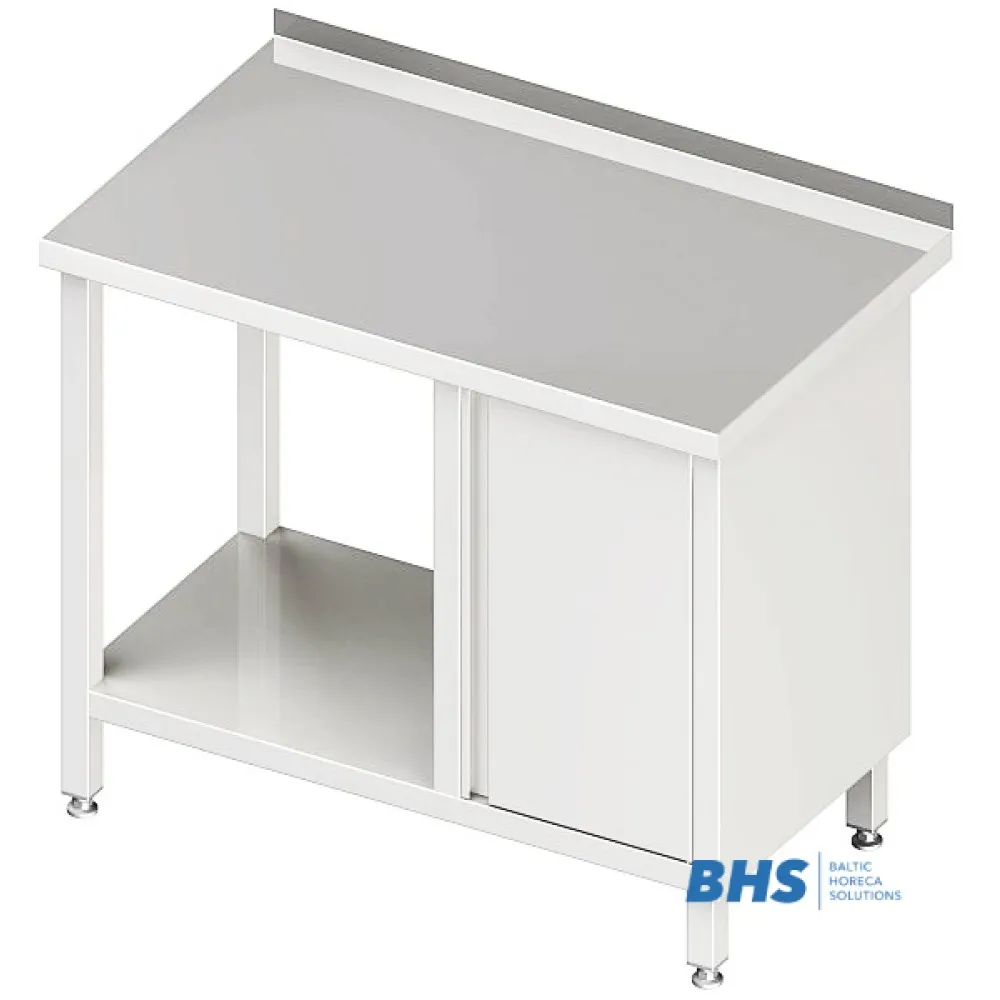 Table de travail avec une porte et une étagère Stalgast 980516080
