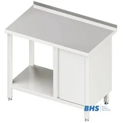 Table de travail avec une porte et une étagère Stalgast 980516080