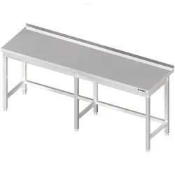 Table en acier inoxydable sans étagère Stalgast 980036200